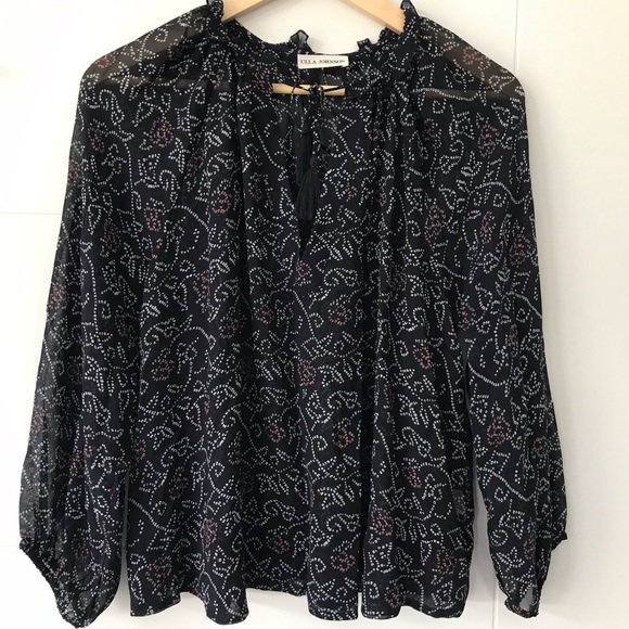 Ulla Johnson 100% Silk blouse size 4 - Picture 2 of 3